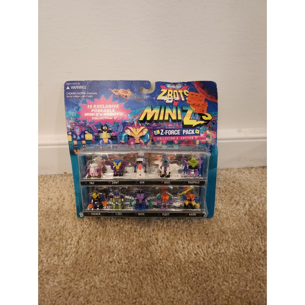 Micro Machines ZBots Mini Z's Z-force Pack Collector's Edition II Galoob 1997
